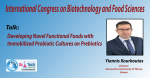 Presentation of Significant Results of the NOVoody’s project at the International Congress on Biotechnology and Food